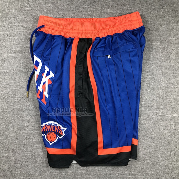 Pantaloncini
 New York Knicks Citta
 Just Don 2024 Blu
